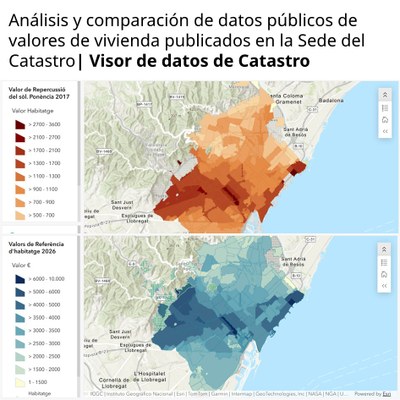 Visor de datos de Catastro